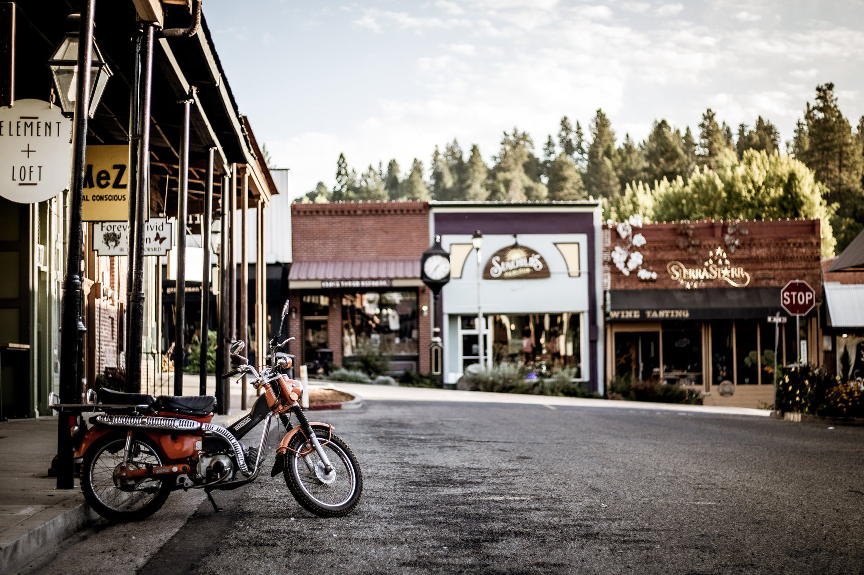 Motorcycle on Street